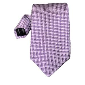 Robert Talbott Carmel Hand Sewn Neck Tie  Made In USA Lavender Gorgeous